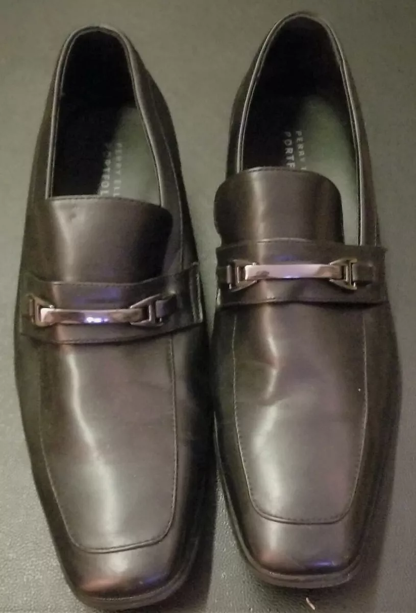 Used Twice Perry Ellis Men s Stewart Portfolio Dress Shoe Size