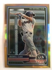 2023 Panini USA Stars And Stripes Maxwell Clark Silver And Gold Prizm #42