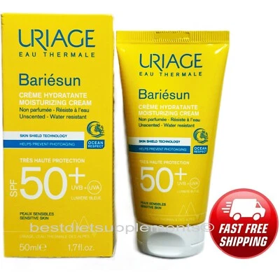Uriage Barisun Moisturizing Cream Fragrance-Free SPF50+ 50ml EXP 11/2027
