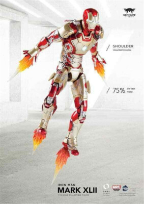 1/12 Comicave Studios Marvel Iron Man Mark XLII MK42 Die 1/12 Comicave Studios Marvel Iron Man Mark XLII MK42 Die