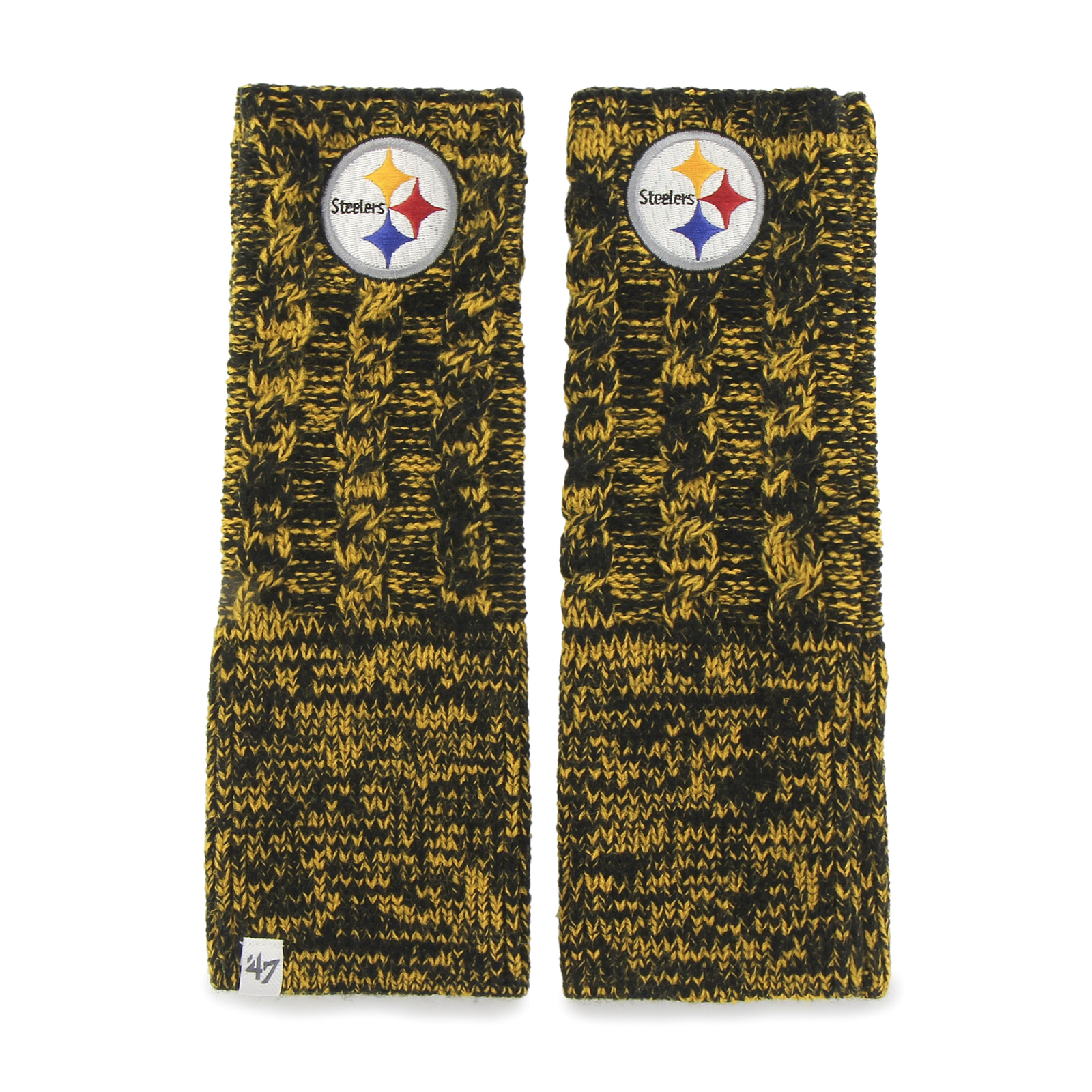 Женские черные теплые перчатки для рук Pittsburgh Steelers Prima 2890₽