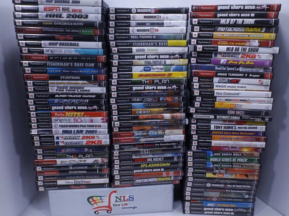 PlayStation 2 PS2 Games You Pick & Choose