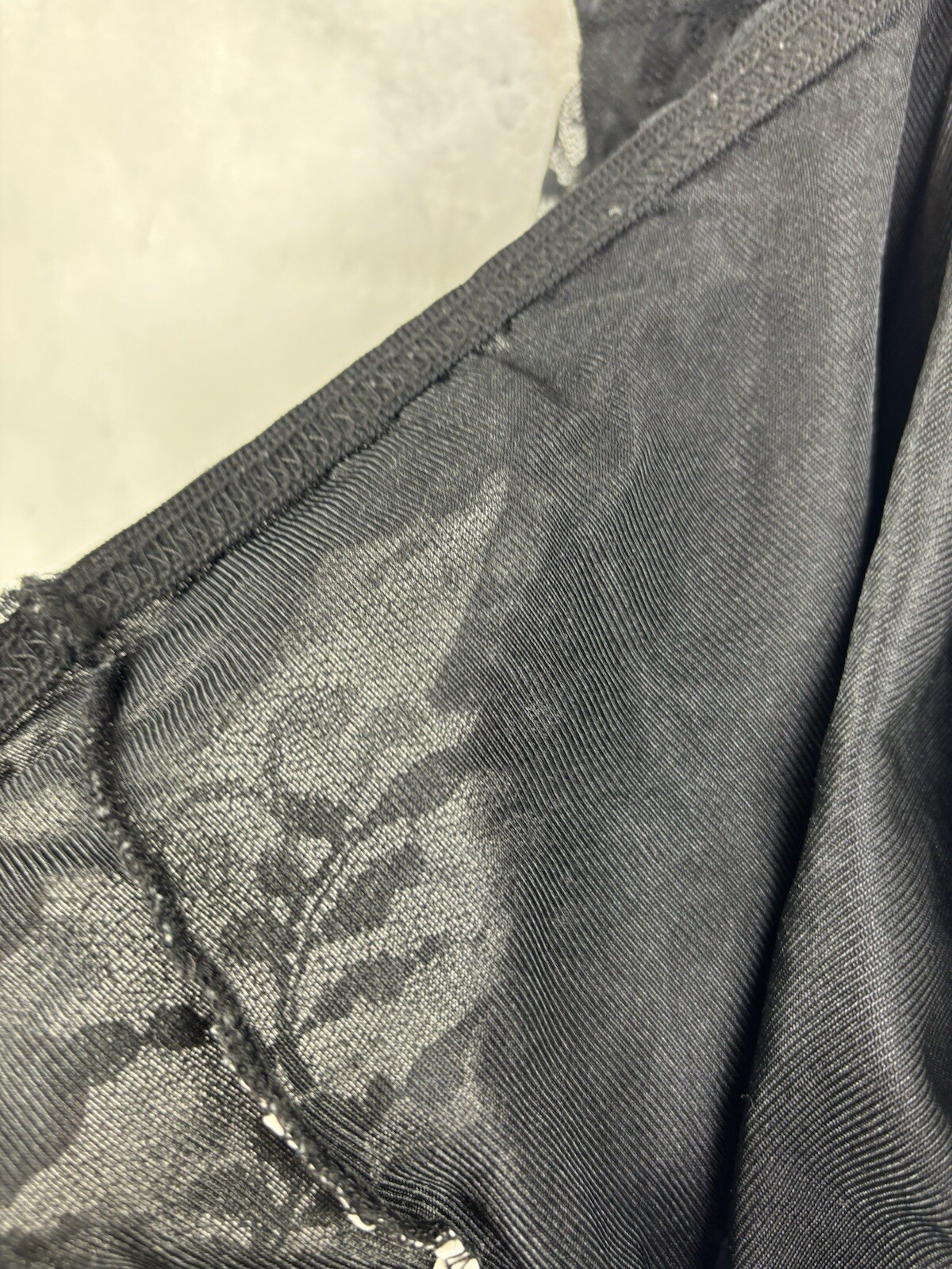 Vintage 80s Playsuit Jumpsuit M Black Whimsigoth Strapless smocked Goth Grunge