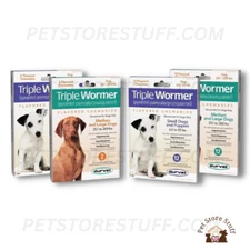 Durvet Triple Wormer - Dog/Puppy De-Wormer - ALL Sizes - FAST FREE SHIPPING!