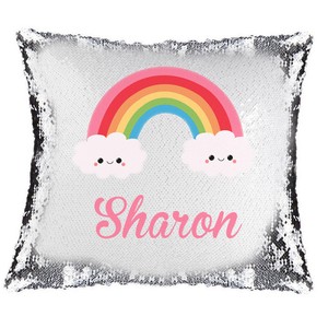 personalised pillow sequin