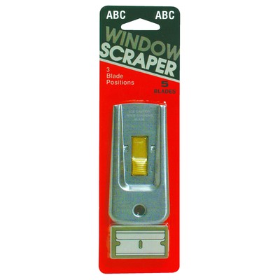 Pulex by IPC, Window Scraper with 5 replacement blades, Model# RASC70025-RTL