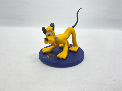 Pluto Figurine 50th Anniversary Statue Figurine Disney World Parks Cake topper