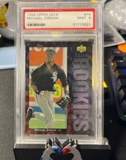 Michael Jordan Rookie Baseball Card Upper Deck  #19 PSA 9 MM