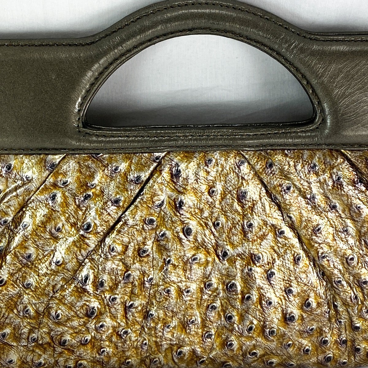 Chi by Carlos Falci Vintage Designer Leather Clutch Purse | eBay