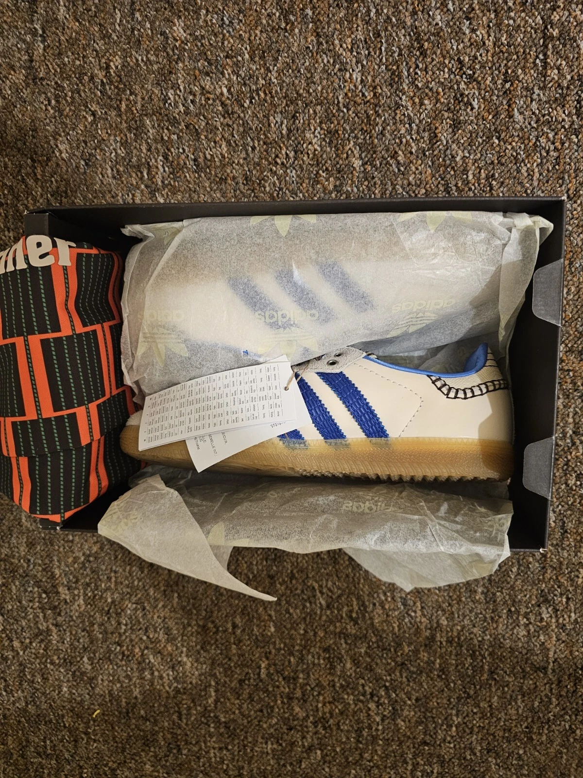 Adidas Samba Nylon Wales Bonner Wonder Clay Royal UK 5 / US 5.5