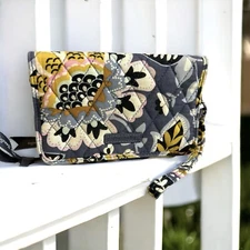 Vera Bradley RFID Zip Around Wallet Charmont Meadows