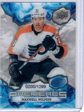 2021-22 Upper Deck Ice Premieres Rookie #173 Maxwell Willman RC 200/1299