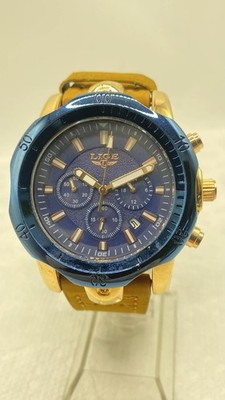 MENS WATCH BY LIGE FOR DREAM 1853 STAINLESS STEEL Brown Tone Chronograph 6181WM1