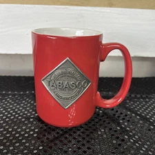 Heritage Metalworks Products Tabasco Sauce Medium Coffee Mug Pewter Emblem