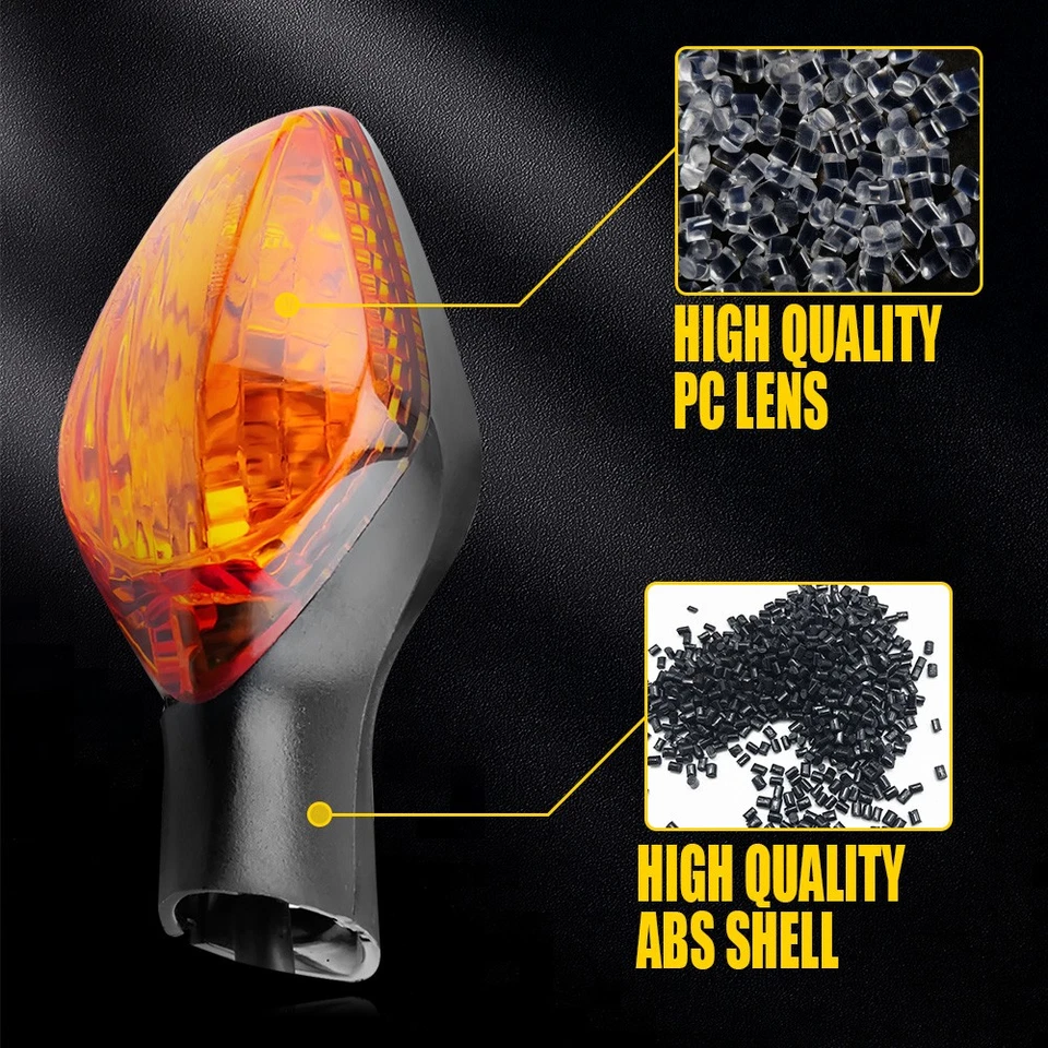 2x Indicador de luz de señal de giro delantero/trasero para Honda CBR400R CB500 CMX500 Foto 2 de 4