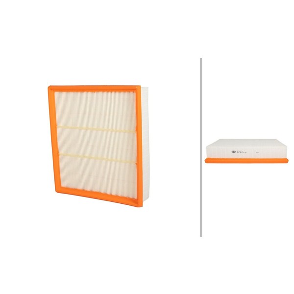 Luftfilter-Einsatz 258 X 287 Mm Hella Iam-Expertise Passend FüR U.A. Audi A8-image