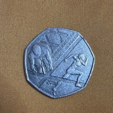 2014 The Glasgow 2014 Commonwealth Games 50P Fifty Pence Coin
