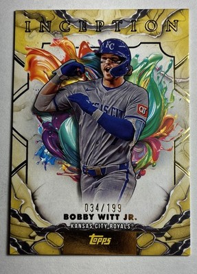 2025 Topps Inception - Bobby Witt Jr Yellow /199
