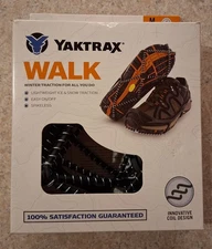 NEW Yaktrax Walk Winter Ice Traction Size Medium Men's 9-11 or Women's 10.5-12.5
