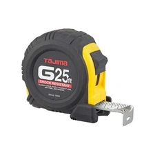 Tajima G-25BW 25ft. G-Series Standard Scale Tape Measure with 1" Steel Blade