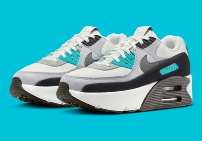 Women's Nike Air Max 90 LV8 Laser Blue Summit White Grey Nby FD4328-103