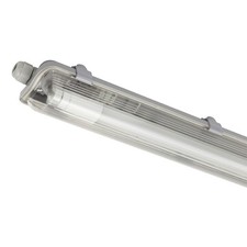 Feuchtraumleuchte Wannenleuchte mit LED-R&ouml;hre 150 cm 24W neutralwei&szlig; IP65