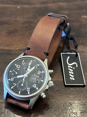 SINN Germany 356 Flieger Chronograph Day-Date Automatic Men's Watch *Pre-owned*