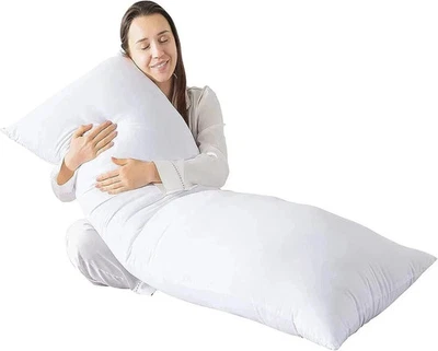 ADAM HOME Bolster Pillow (no case) Non-Allergenic Orthopedic Long(Pillow for Side Sleeper)