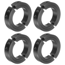 4pcs Double Split Shaft Collar 1-1/2 Bore Clamping Collar 2-3/8 OD #45 Steel
