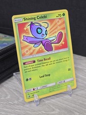 Pokemon Card TCG Shining Celebi SM79 Sun & Moon Black Star Promo 2017 Holo Rare