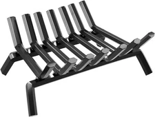 Fireplace Log Grate 30 inch Wrought Iron Fire Place Grates Heavy Duty Solid S...