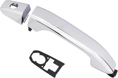 APPERFiT Exterior Door Handle w/Gasket Chrome for Front Driver Side Compatible w