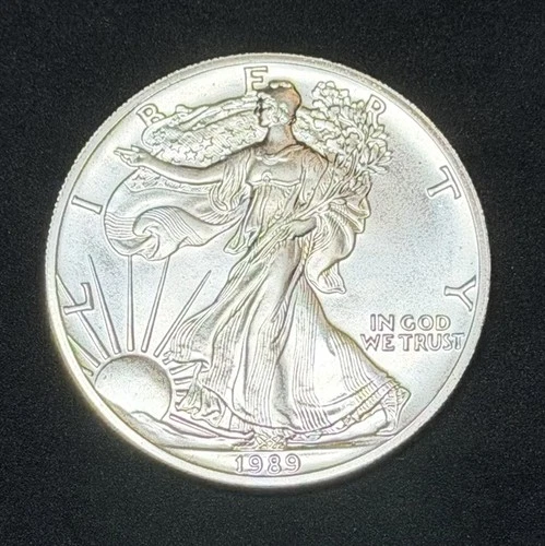 1989 American Silver Eagle 1 Oz .999 Fine Coin, No Reserve #654