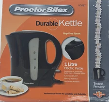 Proctor Silex Durable Kettle - 1 Liter Capacity - New In Box