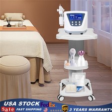 Mobile Trolley Medical Cart Medical Rolling Stand Storage Shelf With 4 Wheels US