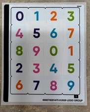 LEGO STICKER SHEET 40382 Birthday Set Decals Stickers Holiday  Event Genuine