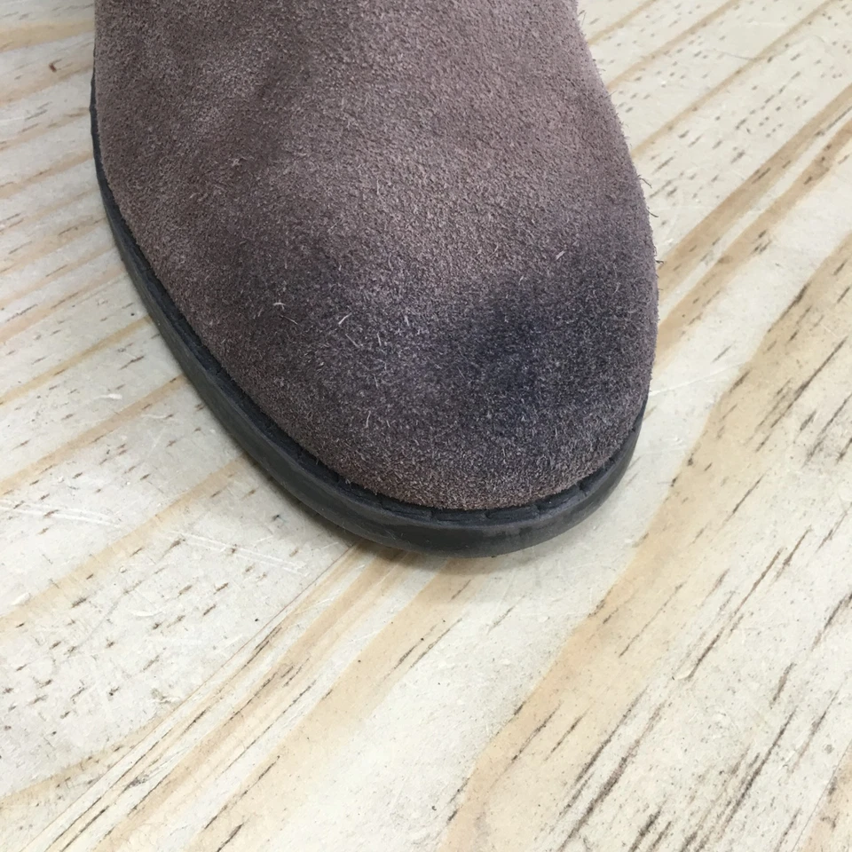 Dolce Vita Botas Mujer 9.5 Alto Montar Marrón Cremallera Lateral Informales Cómodas Tacones Cono Foto 3 de 4