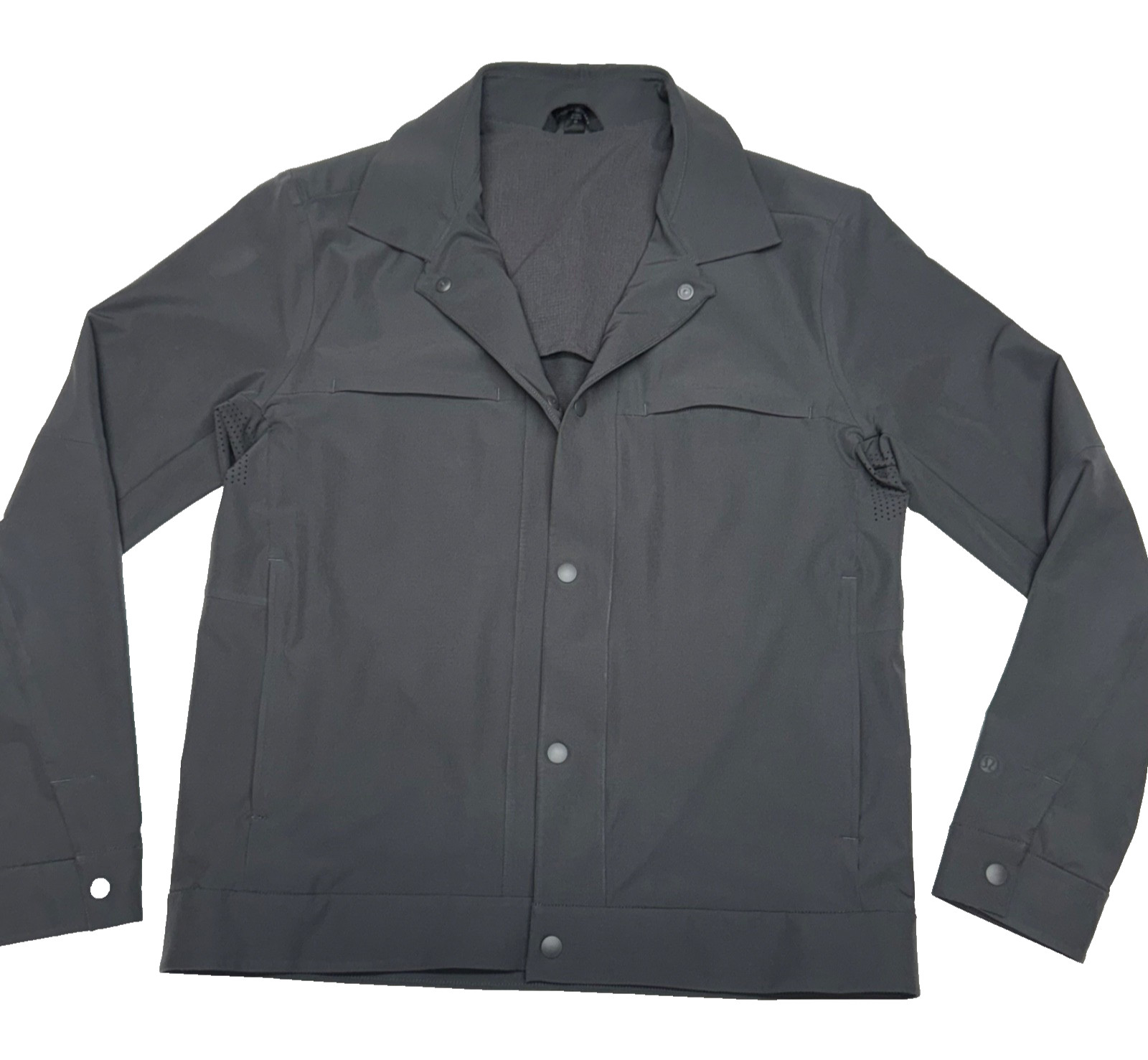Lululemon City Excursion Jacket Snap Collared Coa… - image 1