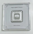 Geiger Edelmetalle 1oz 999 Silver Bar In Assay Serialized And Security Features