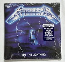 METALLICA Ride The Lightning Remastered Factory Sealed CD Hyper Sticker