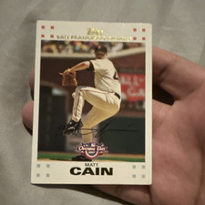 Topps 2007 Opening Day Matt Cain #17 Autographed San Francisco Giants Card