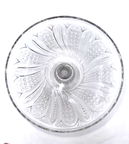 McKee Vaseline Glas Kuchenständer Floral Paisley Muster 10" Leuchten getestet Vintage - Bild 7 von 18