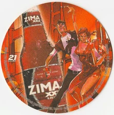 Zima Malt Beverage Co Beer Coaster Memphis TN