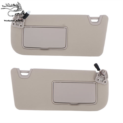 New Driver Passenger Side Sun Visor Beige W/Lights For Nissan Altima 2019-2024 - Foto 9 di 15