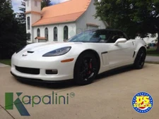 C6(05-13 )Corvette Zr1/ GS /Zo6 Black Primer Fiberglass Side Skirts Flaps W/HDWR