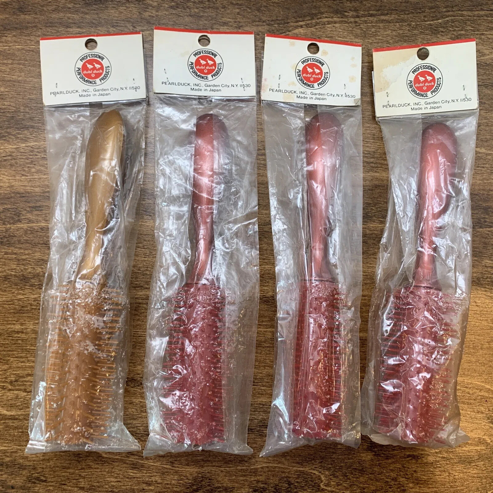 Vintage NOS Dubl Duck Rolla Brush Hairbrush Plastic Styling Beauty Prop Salon