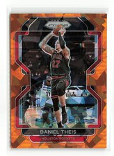 DANIEL THEIS #3 2021-22 PANINI PRIZM ROCKETS ORANGE ICE