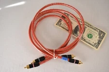 1m  Pair RCA Straight Wire Encore II Audio Interconnect Cables