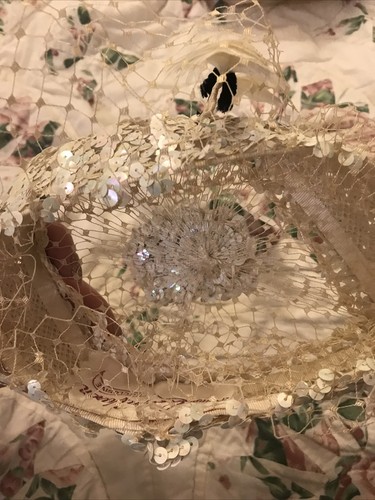 vintage evelyn varon exclusive sequin hat - Picture 3 of 5