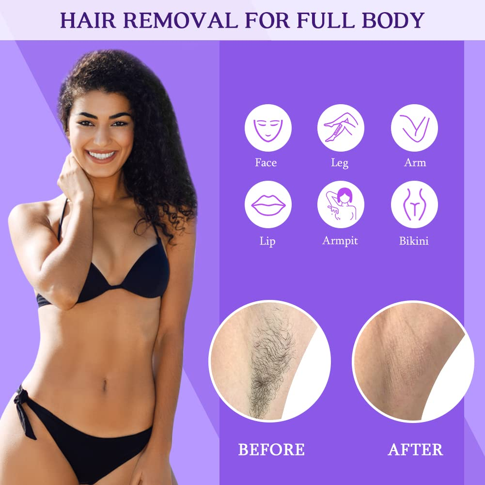 Kit Depilacion Piernas Cejas Calentador Depiladora Fundidor De Cera Para  Depilar